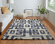 Feizy Lorrain 8568F Ivory Black Area Rug