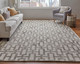 Feizy Lorrain 8919F Ivory Taupe Area Rug