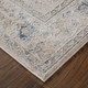Feizy Pasha 39M7F Ivory Taupe Blue Area Rug