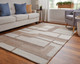 Feizy Pollock 8954F Ivory Brown Tan Area Rug