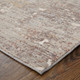 Feizy Pryor 39NHF Taupe Brown White Area Rug