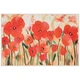 TransOcean Impressions 2925 24 Poppies Red Rug