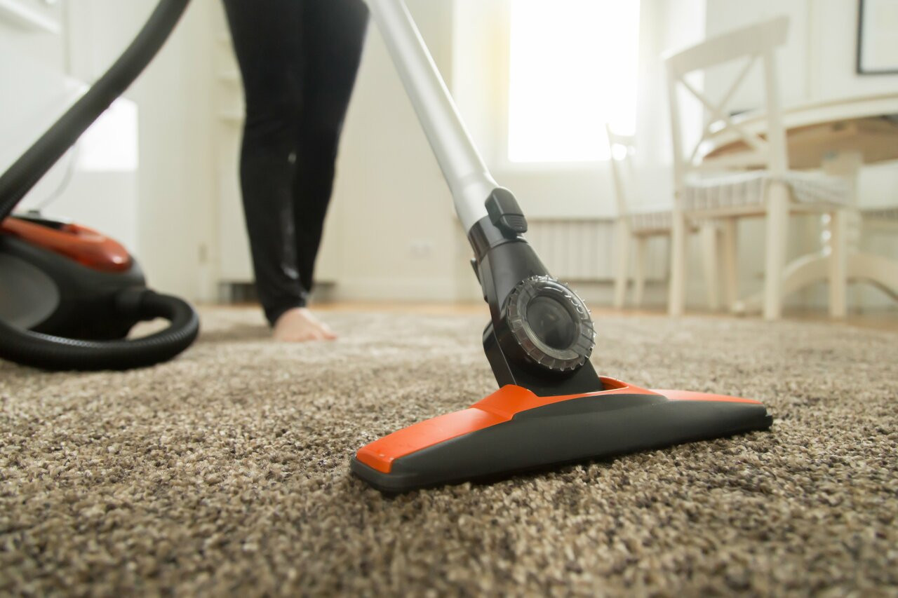 vacuuming area rugs