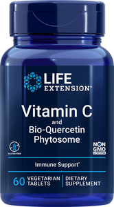 Life Extension Vitamin C and Bio-Quercetin Phytosome 60 Vegetarian Tablets