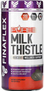 Finaflex Pure Milk Thistle 600 mg, 100 Softgels