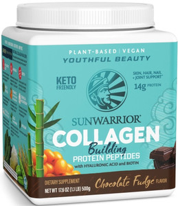 Sunwarrior Collagen Building Protein Peptides Chocolate Fudge Sunwarrior Collagen Building Protein Peptides Chocolate Fudge