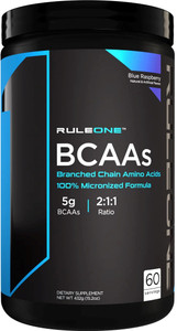 R1 BCAAs Branched Chain Amino Acids 60 Servings Blue Raspberry