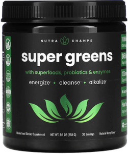 NutraChamps Super Greens Natural Berry