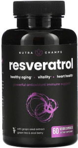 NutraChamps, Resveratrol, 60 Veggie Capsules NutraChamps, Resveratrol, 60 Veggie Capsules