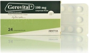 Gerovital Tablets GH3 Aslan Original - Romanian