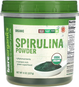 BareOrganics Organic Spirulina Powder BareOrganics Organic Spirulina Powder