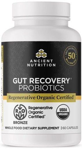 Ancient Nutrition ROC Gut Recovery Probiotics --50 billion CFU - 60 Capsules