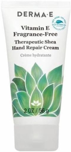 Derma E Sensitive Skin Shea Hand Repair Cream Vitamin E Fragrance-Free