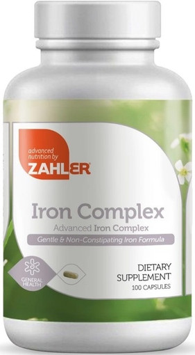 Zahler Iron Complex Gentle & Non-Constipating Formula