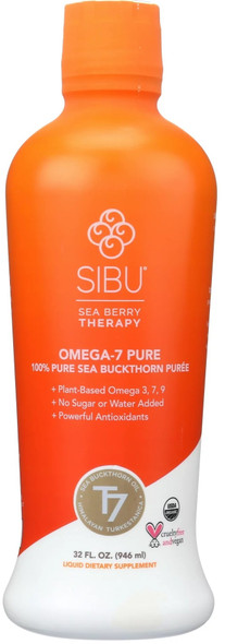 Sibu Beauty Omega 7 Pure 100% Pure Sea Buckthorn Berry Puree -- 32.oz.