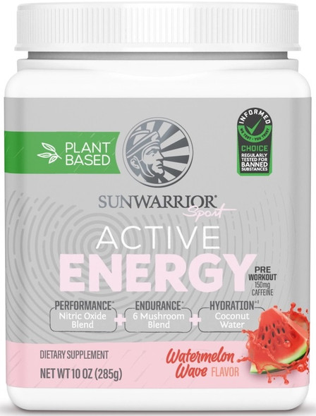 Sunwarrior Sport  Active Energy Preworkout Watermelon Wave