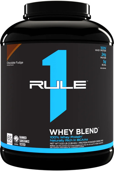 R1 Whey Blend 68 Servings Strawberries & Creme 4.95 lbs