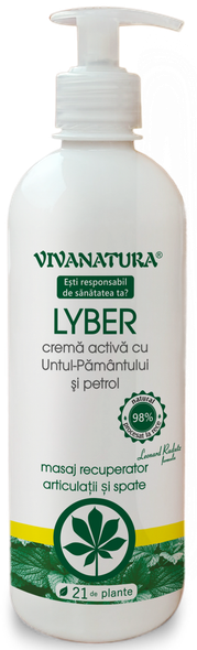 Viva Natura Lyber Active Anti-Rheumatic Cream With Earth Butter & Oil