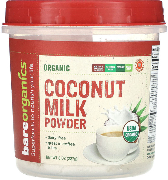 BareOrganics Organic Coconut Milk Powder
