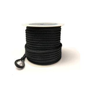 Premium Black Double Braid Anchor Line