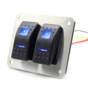 SS 2 Rocker Switch Panel