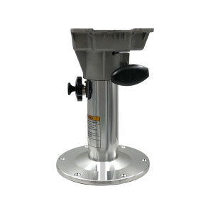 Gen3 Marine Aluminum Adjustable Boat Seat Pedestal w/Mount - Side view