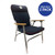 Navy Padded Aluminum Deck Chair - High Back 2 Pack