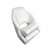 Premium Captain's Bucket Seat w/Flip Up Bolster - White Bolster Up