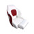 Premium Captain's Bucket Seat w/Flip Up Bolster - White/Red Bolster Down