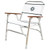 White Folding Deck Chair w/ Compass Logo