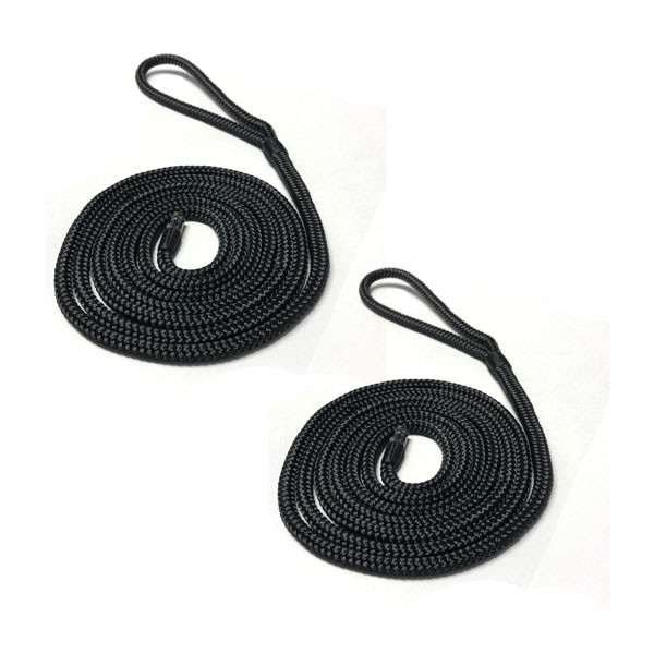 Premium Black Double Braid Fender Line