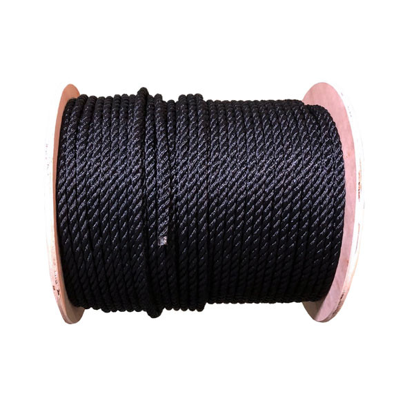 Black 3-Strand Twisted Line
