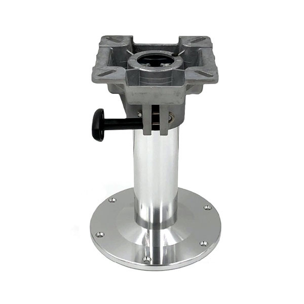Gen3 Marine Aluminum Adjustable Boat Seat Pedestal w/Mount - Top down view