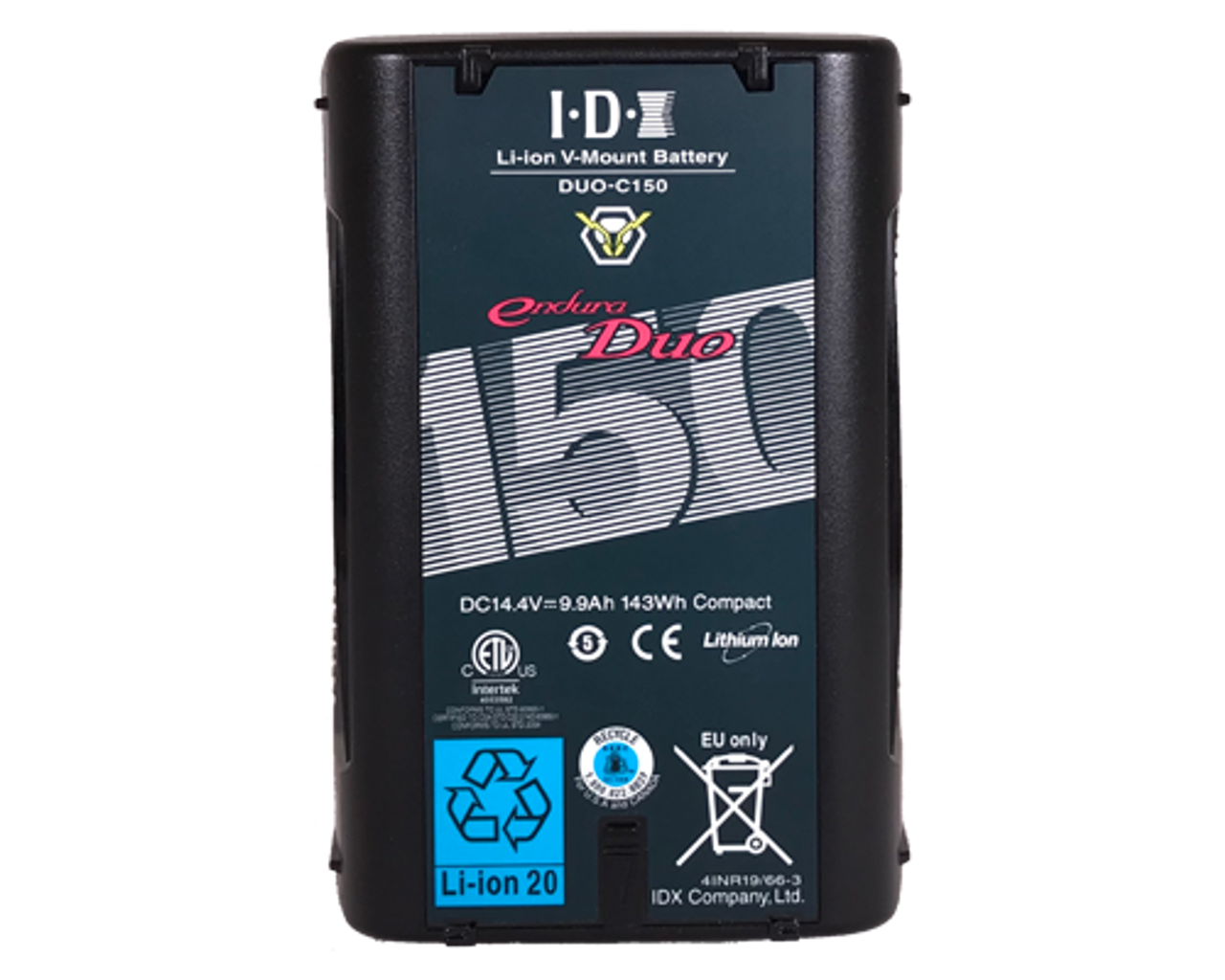 DUO-C150 (143Wh High-Load Li-Ion V-Mount Battery w 2x D-Tap and USB)
