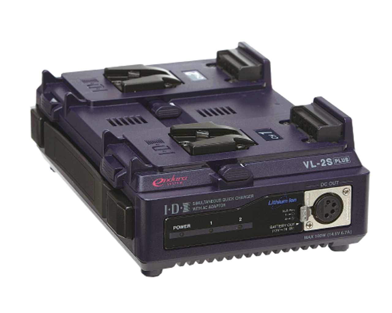 VL-2SPLUS (2ch Simultaneous Li-ion V-Mount Battery Charger)