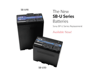 [NEW RELEASES] SONY BP-U REPLACEMENT BATTERIES – SB-U50 & SB-U98