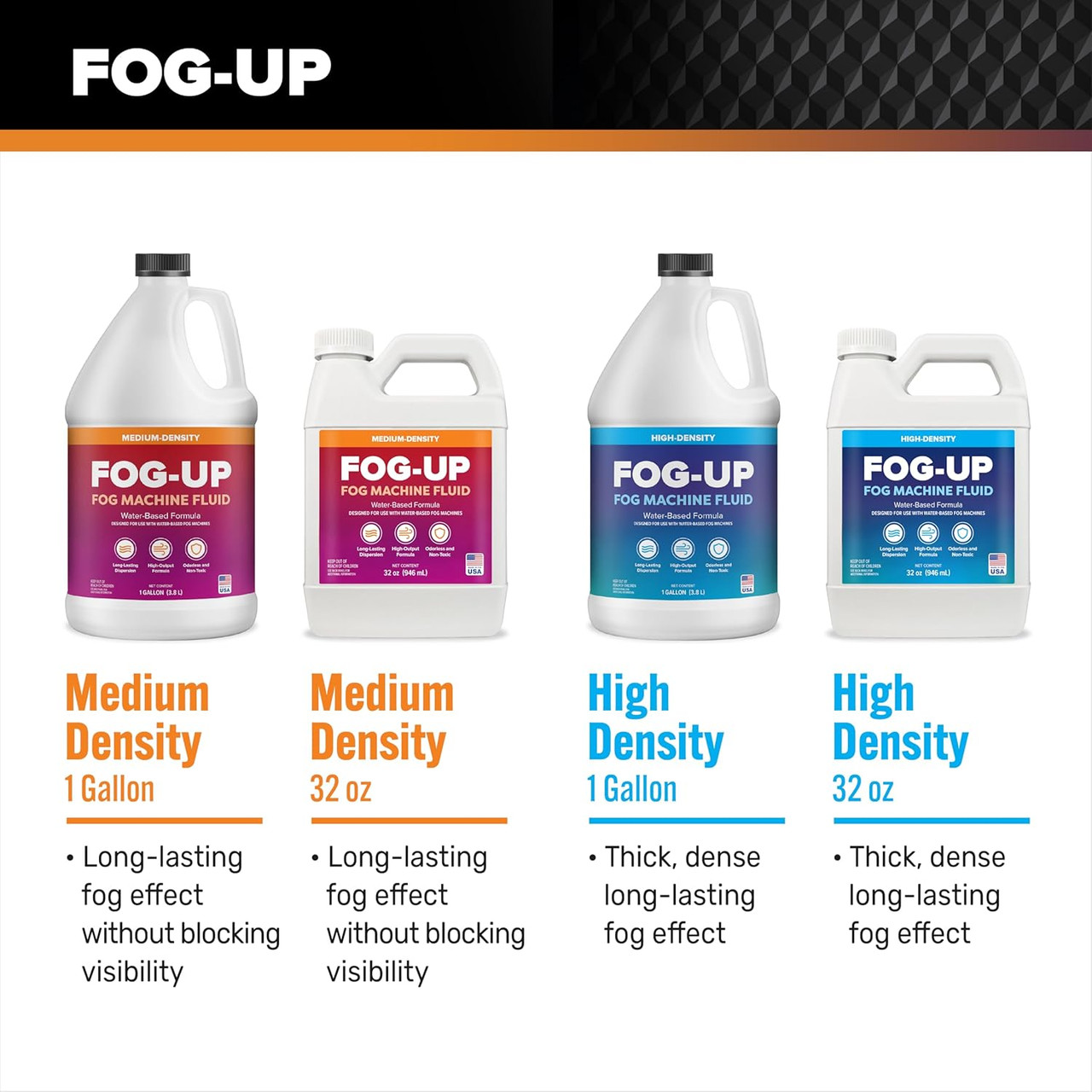 FogUp Medium Density Fog Fluid