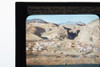 Antique Magic Lantern Slide Columbia Basic Project Govt Camp From East Bank E11