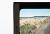 Antique Magic Lantern Slide Open Pit Iron Mountain Michigan E17