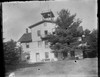 Antique 4x5 Glass Plate Negative Boarding House / Inn (V4434)