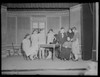 German Post WWI 3 1/2 x 4 3/4 Inch Glass Plate Negative Children in a Play V00