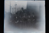 Antique 4x5 Inch Plate Glass Negative Of A Group Of Men E15