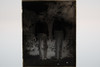 Antique 4x5 Inch Plate Glass Negative Of Two Young Men Outside E18