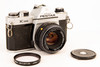 Asahi Pentax K1000 35mm SLR Film Camera with SMC 50mm f/2 Lens UV Cap V24