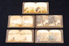 Geo W Griffith 3D Stereo Picture Slide Christmas Snow Yosemite Set of 5 V16