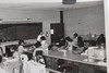 1960s Black Americana 8 x 10 Black and White Photo Students In Science Class V45