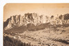 Antique Black & White Photo of Cortina Pomagagnon e Cristallo 9 12/16 x 6 5/8''