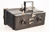 DL Demaria Lapierre Capsa Jumelle Stereo Camera 45 x 107 Plate Antique RARE V12