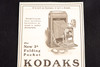 Antique 1903 Kodak No 3A Camera Magazine Advertising 5 3/8 x 8 1/8'' V10