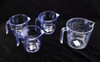 4 New Dark Room Measuring Cups. 3 - 500 mL, 1 - 1000mL (V3594)